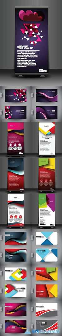 Business Cards and Corporate Roll up banner