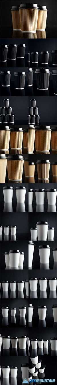 Paper cups for coffee 