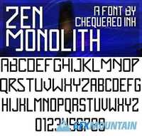 Zen Monolith font