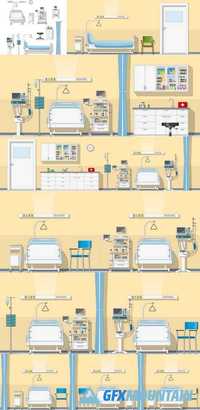 Illustration an Intensive Care Unit