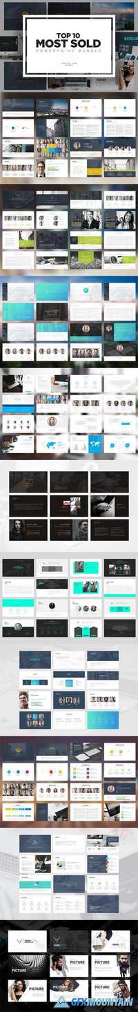 TOP 10 Most Sold PowerPoint Bundle 767095