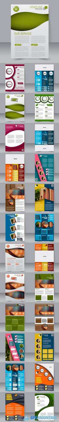 Brochure flyer template design