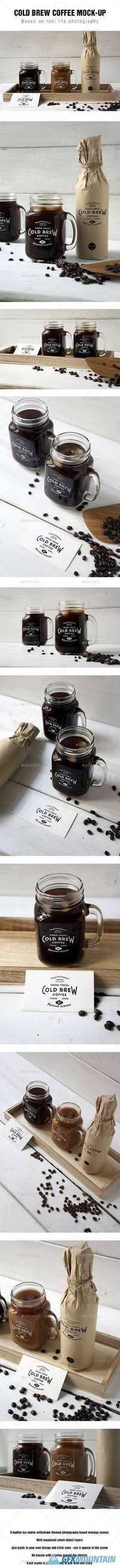 GraphicRiver - Cold Brew Coffee Mockup 16929470