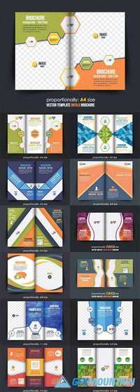 Brochures modern bi-fold and tri-fold design