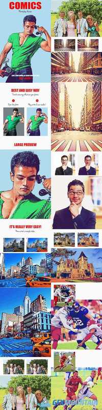 GraphicRiver - Comics Photoshop Action - 16928857