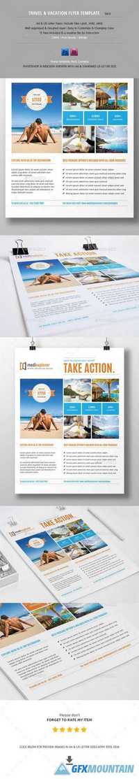 Travel & Vacation Flyer Ads Vol.4 10945010