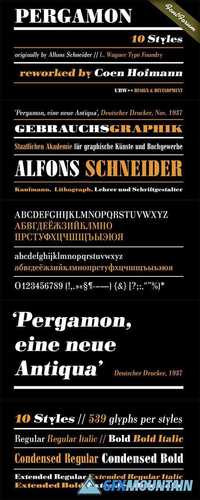 Pergamon Font Family