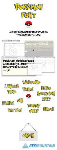 Pokemon GO Font