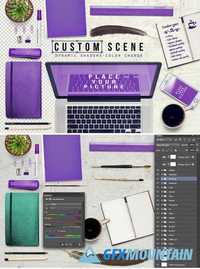 Custom Scene Desktop Mockup 806245