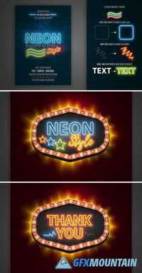 Neon realistic AI style 784833