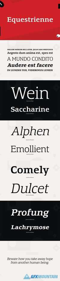 Equestrienne Font Family