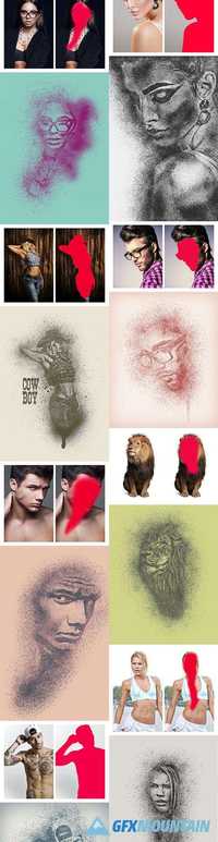 GraphicRiver - Spray Paint Photoshop Action 17369859