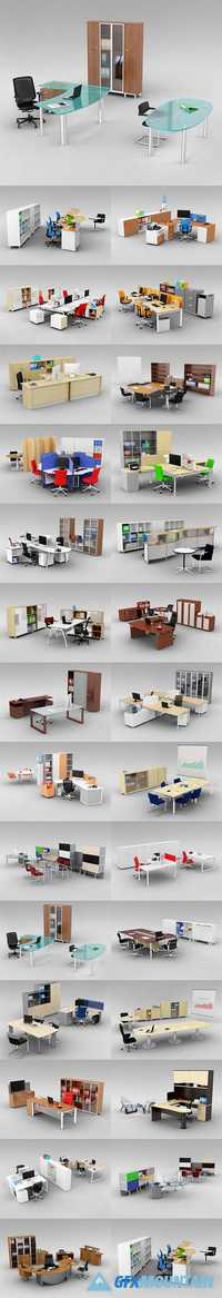Evermotion Archmodels Vol 110 Office Furniture
