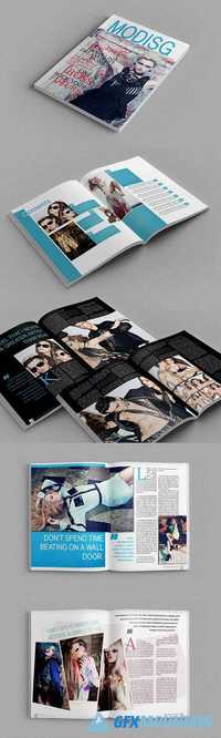 Magazine InDesign Template 65331