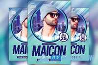 DJ Maicon Party Flyer Template 828695