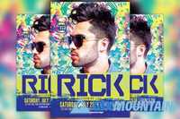 DJ Rick Club Party Flyer Template 828615