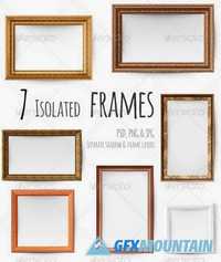 Graphicriver - 7 Isolated Picture Frames 8529796