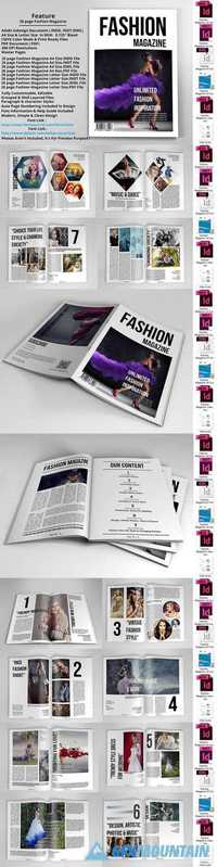 Fashion Magazine Template 836478