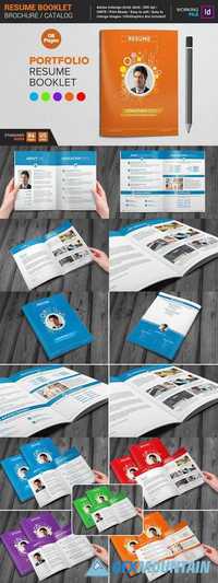 Resume Booklet Template 837765