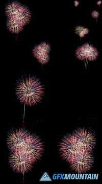 Fireworks Light up the Sky with Dazzling Display
