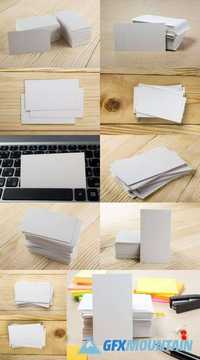 White Blank Business Card