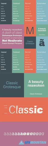Classic Grotesque Font Family