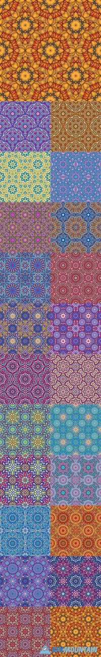 Seamless oriental ornamental pattern