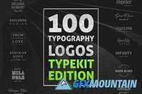 200 Typography Logos Bundle 846802