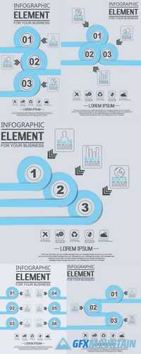 Element for Infographic Template