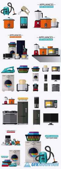 Appliances Supplies Electronic Home Icon