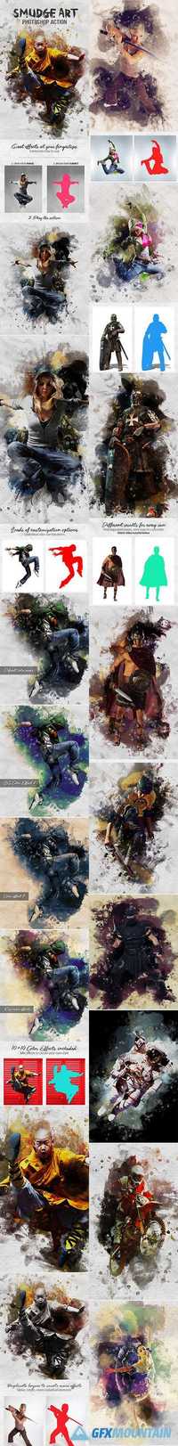 GraphicRiver - Smudge Art Photoshop Action 17572090