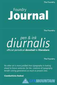 Foundry Journal Font Family