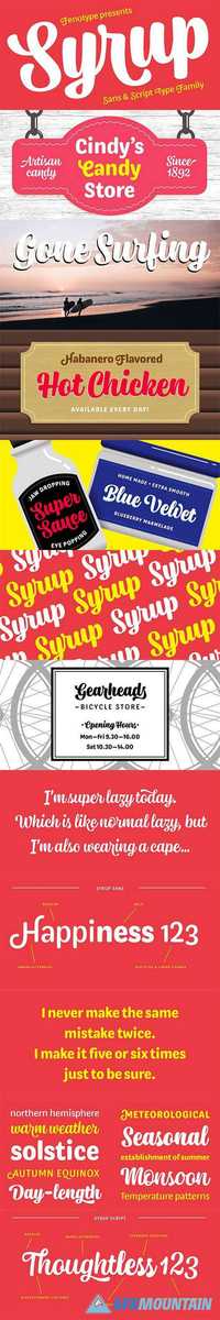 Syrup Font Family