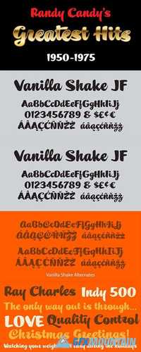 Vanilla Shake JF Font