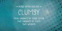 Clumsy - Both fonts