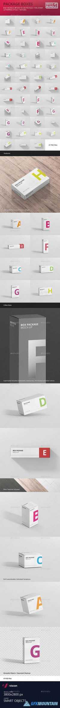 GraphicRiver - Package Box Mock-Up Bundle - 17553329