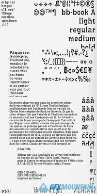 BB-book A - 4 fonts