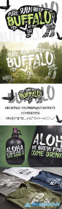 Buffalo - Display Typeface 938099