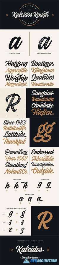 Kaleidos Rough Font Family