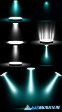 Vector Light Effect Spotlight
