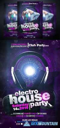 Electro House Flyer Template 959979