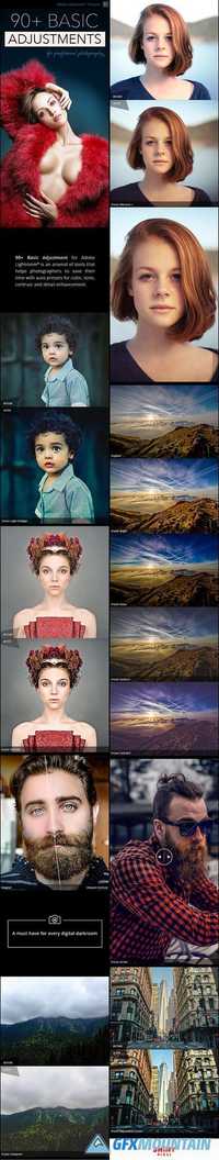 GraphicRiver - 90 Basic Adjustment - Professional Adobe Lightroom Presets 18316189