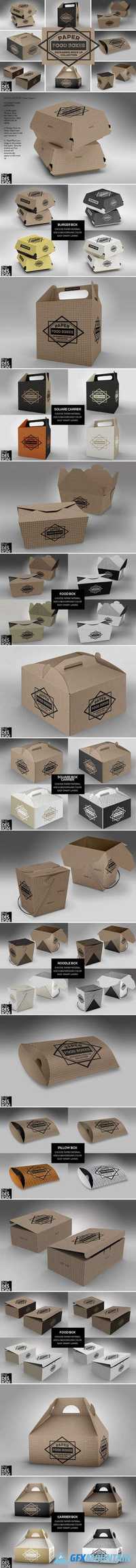 Food Box Packaging MockUps Vol.1 983579