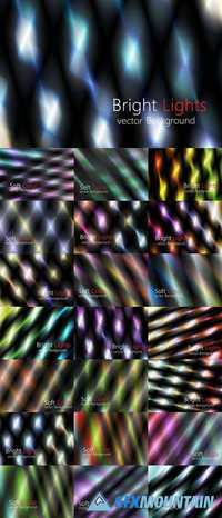 Multicolor soft glowing background