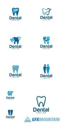 Dental Creative Logo Design Vector