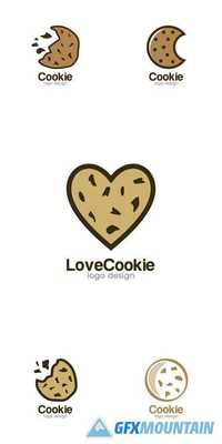 Cookie Creative Concept Logo Design Template