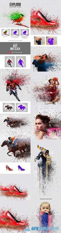 GraphicRiver - Explodo Photoshop Action - 18577576