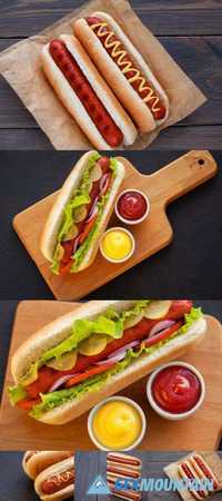Barbecue Grilled Hot Dog