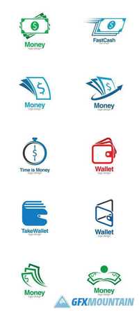Money Creative Concept Logo Design Template