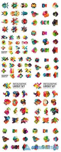 Geometric Modern Infographic Options Templates